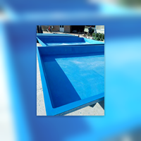 Réservoir d'eau personnalisé en FRP pour camions de pompiers et véhicules d'urgence