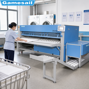 <span class=keywords><strong>Plieuse</strong></span> industrielle Gamesail ZD3300-V avec unité US-8 pour hôtels et hôpitaux - Product Image 6