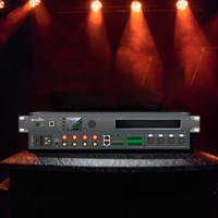 Amplificador de Potencia Digital Profesional de 4 Canales con Red Dante, Sistema de Audio PA con Procesador Digital DSP 4x4, Control por Software Mconsole