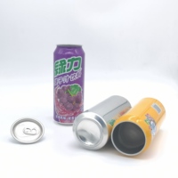 Vente en gros de canettes métalliques en aluminium personnalisées, vides et imprimées, de qualité alimentaire, 330 ml et 500 ml, pour bière, soda, jus, boisson énergisante