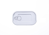Couvercle rectangulaire en fer blanc de qualité alimentaire pour boîte de conserve, étanche, antirouille, revêtement époxy, pour boîtes métalliques rectangulaires 2 ou 3 pièces