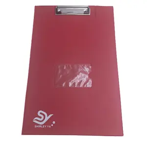 SHIRLEYYA FC clip board double side pvc Multi color personalizza logo forte scrittura appunti