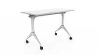 Table de conférence pliante en acier moderne Leadcom LS-702 avec plateau rabattable pour salles de formation