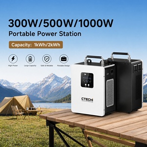 แบตเตอรี่ LiFePO4 ของแท้จากโรงงาน 300W 500W 1000W 1kWh 2kWh ชุดแบตเตอรี่พกพาพร้อมระบบชาร์จพลังงานแสงอาทิตย์แบบเร็ว - Product Image 1
