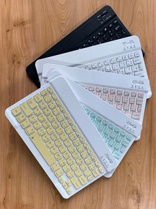 IPad Bàn Phím Trường Hợp Bán Buôn 2-Trong-1 Mini Không Dây 2.4G Bàn Phím Quang Chuột Đặt LED <span class=keywords><strong>Backlit</strong></span> Siêu Mỏng Chơi Game Phong Cách Máy Tính Xách Tay Máy Tính, PC, Mỏng - Product Image 5