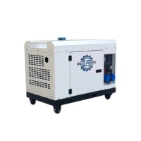 Générateur diesel silencieux à faible bruit, 5/10/15/20KW 220V biphasé, ATS automatique, AVR, grande puissance, générateur de secours d'urgence