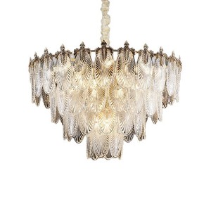 French Style Crystal Chandelier Round Gold <b>LED</b> <b>Light</b> 10-15M2 Living Room Bedroom Lighting - Product Image 4