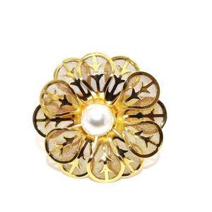 Anneaux de serviette en métal robustes au design floral, très demandés, pour la décoration de table de Noël, de mariage ou de dîner - Product Image 6