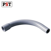 Coude de conduit en PVC à rayon standard 3/4 po, de 1/2 po à 4 po, pour la protection des câbles électriques