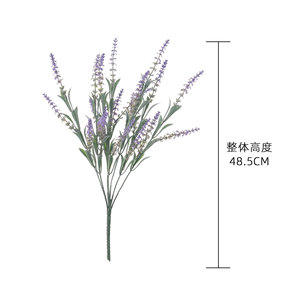 Flor Artificial de Lavanda CallaFloral, Rama Individual, Plástico Morado, Decoración de Interiores - Product Image 4