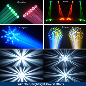 Nuovo Design, Nuovo Sviluppo: Faro Scenico Moving Beam380 Prism King con 4 Prismi, Effetto Beam Eccezionale, Luci DJ Beam da 380W - Product Image 5