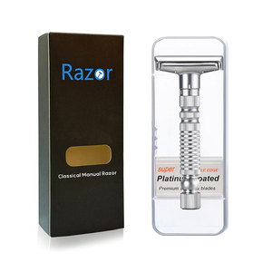 Rasoir Spolo 206 Glide <span class=keywords><strong>Pro</strong></span> 6 réglable pour homme, soin de la barbe, rasoir classique à lame unique <span class=keywords><strong>360</strong></span> avec boîte de voyage portable - Product Image 6