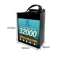 Batterie à semi-conducteurs de drone robuste à haute densité d'énergie 32000mAh 18S 10C 66.6V