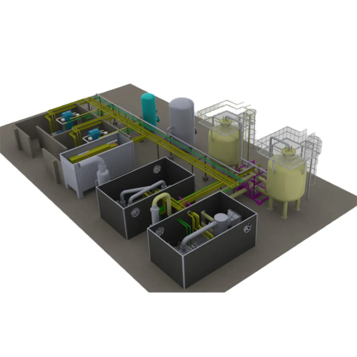 Più basso costo di esercizio casa generatore Oxygene 3-400Nm3/H efficienza energetica VPSA ossigeno impianto di produzione per stagno