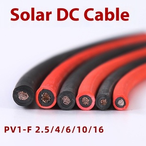 DC Photovoltaic cabo fio 10 16 quadrado estanhado cobre único núcleo isolado com PE para Solar PV1-F System - Product Image 2