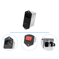 Filtre EMI à entrée IEC avec double fusible 6A 10A fabriqué en usine |   Filtre anti-bruit pour alimentation électrique |   Certifié CUL CE RoHS