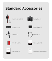 6mm 11M 15M 360 °   Caméra d'inspection vidéo endoscopique rotative étanche IP67, endoscope portable, caméra endoscopique Wifi