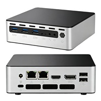 Mini PC de 12e et 13e génération, I5 1235U 1335U, 12 cœurs, DDR4, double RAM, SSD M.2, triple affichage 4K, faible consommation d'énergie, ordinateur de bureau AI haute performance