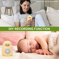 Machine à bruit blanc portable avec 30 sons apaisants pour bébé, mini machine à ultrasons, lampe tactile, personnalisation du fabricant