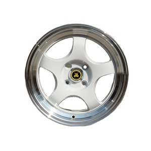 Jiangzao Maßgefertigte Leichtmetallfelgen Schwarz 4-Loch 4*100 15 Zoll PKW-Felgen Räder - Product Image 1