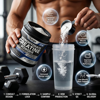 Créatine Monohydrate Post-Entraînement pour Adultes : Boost d'Énergie, Antioxydant, Croissance Musculaire – Vente Directe Usine, MOQ Flexible