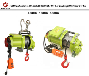 טעינת קיבולת 500KG הרמת גובה 30M 60M כבל בקרת חוט חבל סוג מיני מנוף חשמלי - Product Image 3
