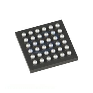 Online Electronics Components Shopping 36 WFBGA, WLCSP In Stock Data Acquisition LTC2672HCB-16#TRPBF 5ch 300mA 16Bit CurrentSour - Product Image 1