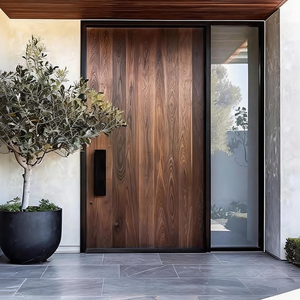 Puerta Pivotante de Aleación de Aluminio Antirrobo Xindi para <span class=keywords><strong>Apartamentos</strong></span> y Uso Exterior - Product Image 3