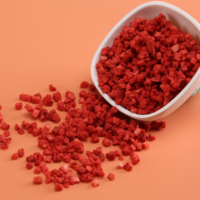 Stroberi kering monterey freezedried stroberi sublimasi buah kering beku buah FD strawberry grosir