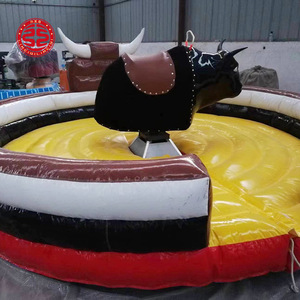 Équitation de taureau mécanique pour enfants, pièces de monnaie, taureau mécanique gonflable, prix bas, combat de taureau avec matelas gonflable - Product Image 6