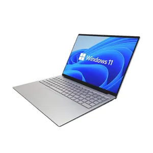 Laptop 15.6 inci N100 16G RAM 512GB SSD, komputer notebook kantor bisnis game LOGO kustom harga termurah