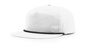 Groothandel Luxe Oem Odm Flat Square Bill Custom Logo Hoge Kroon Sport Baseball Cap Effen Blanco 5 Panel Snapback 256 Touw Hoed - Product Image 6