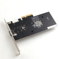 Tarjeta de red de 10Gb con controlador Intel82599 Single SFP + PCIe2.0-Adaptador Ethernet Express 4X Compatible con Windows Server/Linux/VMware