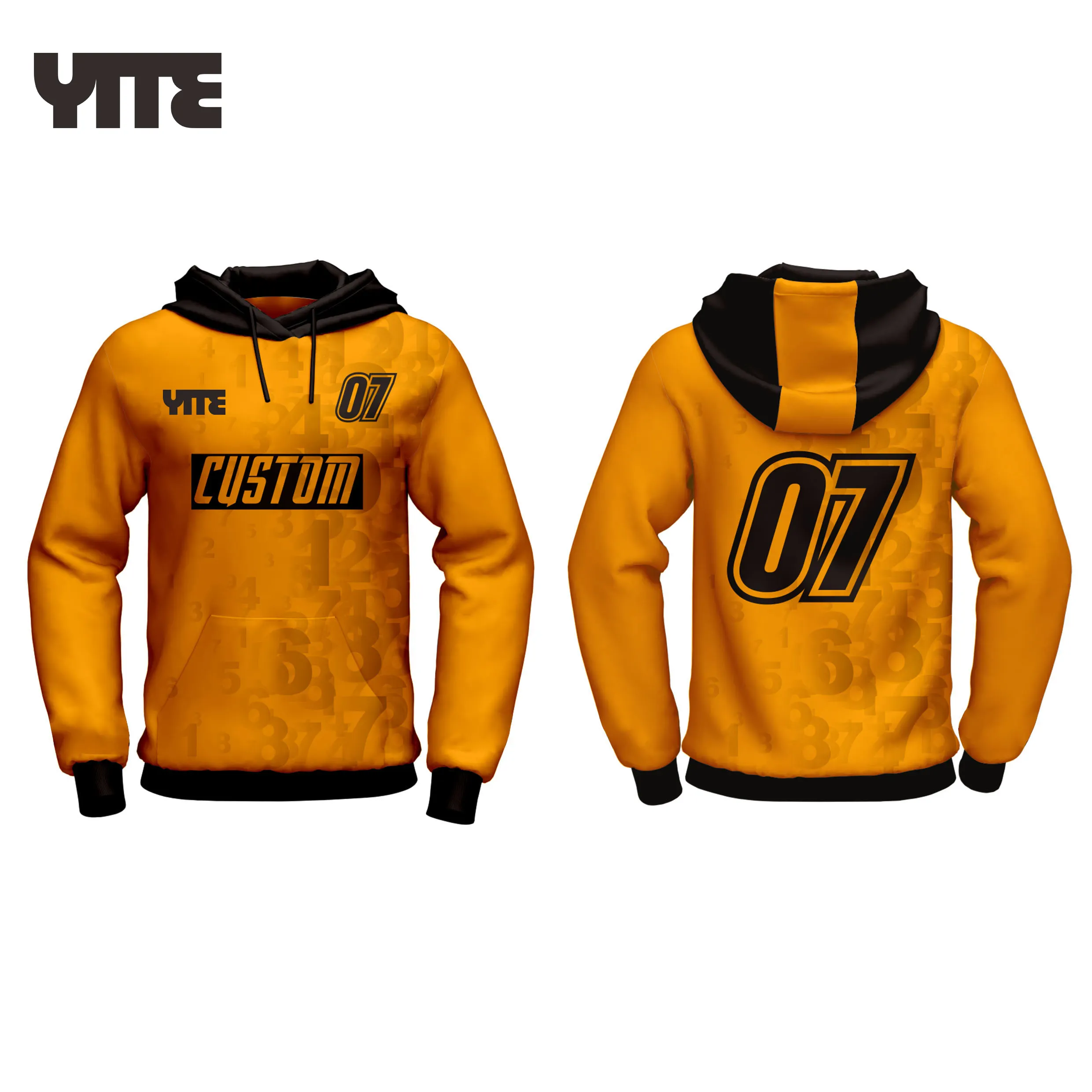 Wholesale custom high quality mens blank hoody sublimated custom made hoodies