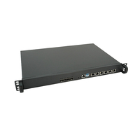 PC Industri Multi LAN 1U Rackmount Firewall Intel Core i5 i7 4x10GbE SFP Super Cepat 6x2.5GbE Server Virtualisasi Host
