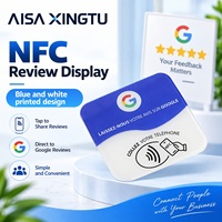 Plaque Google Review en acrylique personnalisée avec code QR, 13,56 MHz, NFC, de la marque MIND, en gros, carrée avec coins arrondis