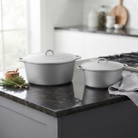 Ensemble de casseroles de cuisson en aluminium moulé sous pression antiadhésif de haute qualité pour cuisine commerciale, grande capacité
