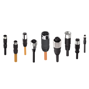 موصلات <span class=keywords><strong>M12</strong></span> للتركيب الأمامي/على اللوحة للسيارات، مقاومة للماء بمعيار IP67، مصنوعة من النحاس المطلي بالذهب، نوع اللحام، رمز B <span class=keywords><strong>D</strong></span>، أنثى وذكر، تثبيت خلفي - Product Image 4