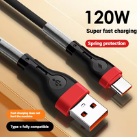 Prix usine type-c câble de données USB 120W 1M câble de données de charge rapide V8 Micro câble Android accessoires de téléphone portable