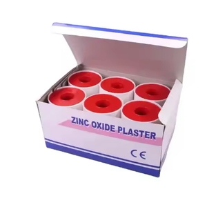 Zinc Oxide <b>Plaster</b> Adhesive <b>Tape</b> 6 Rolls Waterproof Surgical Dressing Medical Grade - Product Image 1
