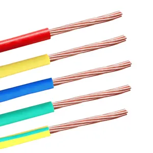 1mm kabel elektronik 16/18/20AWG kawat tembaga BVR 0.5-16mm2 kabel listrik kabel kawat PVC