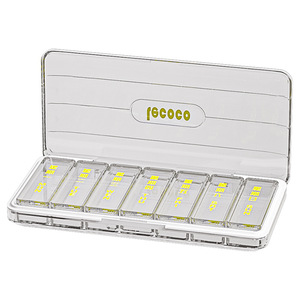 Pilulier de luxe de qualité alimentaire, grande capacité, portable, pour seniors, recharge 7 jours, facile à transporter, scellé 7 jours. - Product Image 2