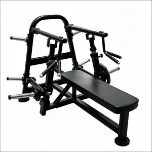 Máquina de Gimnasio Comercial de Acero para Entrenamiento de Pecho y Brazos con Características de Seguridad, <span class=keywords><strong>Prensa</strong></span> de Pecho con Carga de Placas, Duradera y Ajustable - Product Image 4