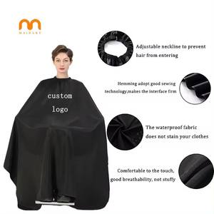 Belleza personalizada corte de pelo impermeable poliéster peluquero peluquería capa delantales - Product Image 1