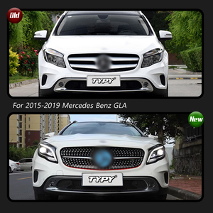 TYPY, luz de coche, lámpara de cabeza LED completa, señal de giro secuencial, piezas de automóvil para Mercedes Benz X156 GLA, faro delantero 2015-2019 GLA180 <span class=keywords><strong>GLA200</strong></span> - Product Image 2