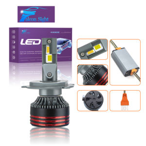 Оптовая продажа светодиодных ламп M8pro M8 Pro H4 для фар автомобиля, 12В 130Вт, белый свет, H1 H3 9005 9012, 6000K - Product Image 3