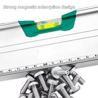 Niveau magnétique de précision en alliage d'aluminium de qualité industrielle, mini-règle de niveau multifonctionnelle 0,5 mm/m