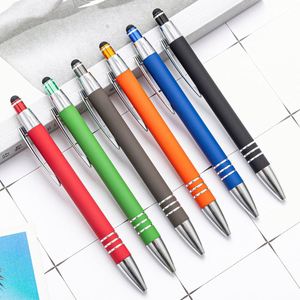 Promotional New Design Metal Matte Finishing Celena Stylus Soft <b>Touch</b> <b>Pen</b> Custom Logo Ballpoint <b>Pens</b> <b>for</b> Gift - Product Image 1