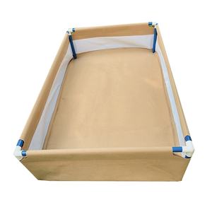 <span class=keywords><strong>Grand</strong></span> jardin fleur légume Rectangle tissu pots <span class=keywords><strong>de</strong></span> plantation 4 'X 8' sol vivant plante surélevée lit <span class=keywords><strong>de</strong></span> culture - Product Image 1