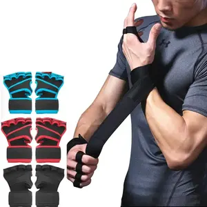 OEM de alta calidad unisex al aire libre ejercicio gimnasio muñequera atleta escalada entrenamiento Fitness levantamiento de pesas entrenamiento guantes deportivos - Product Image 5